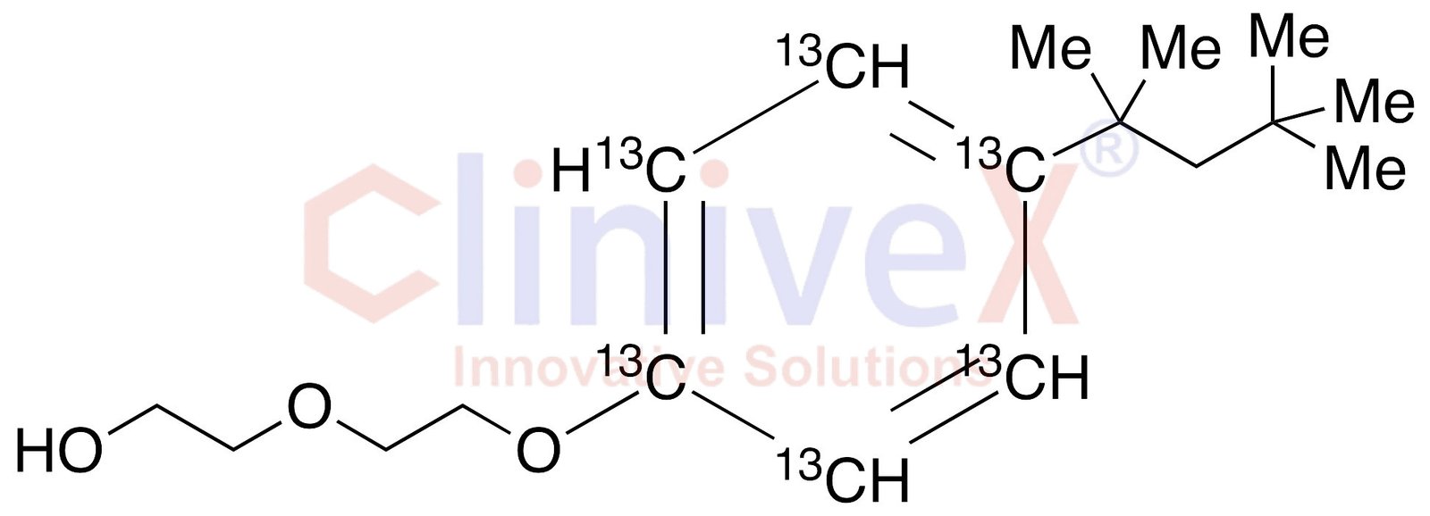 4-tert-Octylphenol Diethoxylate-13C6