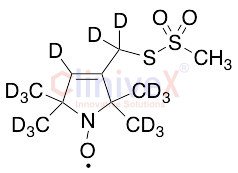 (1-Oxyl-2,2,5,5-tetramethyl-?3-pyrroline-3-methyl) Methanethiosulfonate-d15