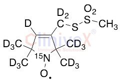(1-Oxyl-2,2,5,5-tetramethyl-?3-pyrroline-3-methyl) Methanethiosulfonate-15N,d15