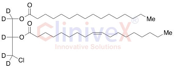 rac 1-Palmitoyl-2-oleoyl-3-chloropropanediol-d5