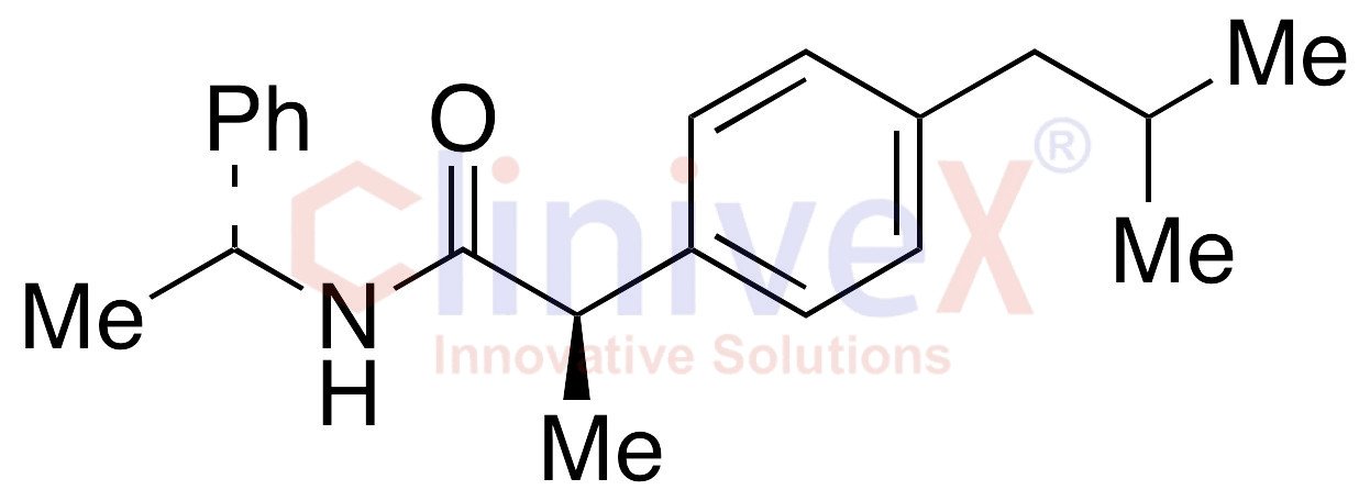 (R,R)-N-(1-Phenylethyl) Ibuprofen Amide
