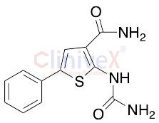 (5-Phenyl-2-ureido)thiophene-3-carboxamide