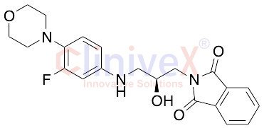 N-(3-Phthalimido-2-(S)-hydroxypropyl)-3-fluoro-4-(morpholinyl)aniline