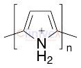 Polypyrrole (undoped, extent of labeling: ~20 wt. % loading, composite with carbon black)
