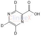 Pyrazinecarboxylic Acid-d3