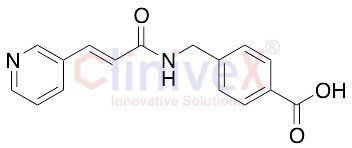 E-4-((3-(Pyridin-3-yl)acrylamido)methyl)benzoic Acid