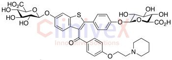 Raloxifene 6,4’-Bis-Beta-D-glucuronide