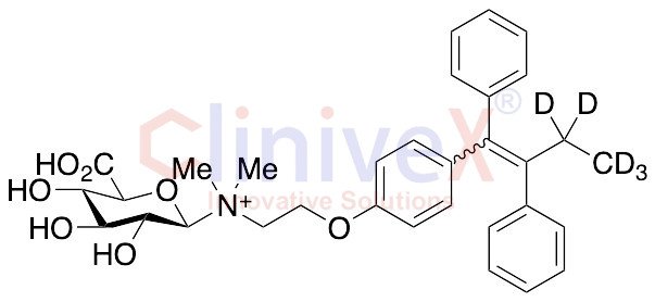 (E,Z)-Tamoxifen-d5 N-Beta-D-Glucuronide (~90%)