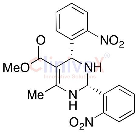 (2R,4R)-rel-1,2,3,4-Tetrahydro-6-methyl-2,4-bis(2-nitrophenyl)-5-pyrimidinecarboxylic Acid Methyl Ester