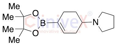1-(4-(4,4,5,5-Tetramethyl-1,3,2-dioxaborolan-2-yl)cyclohex-3-en-1-yl)pyrrolidine