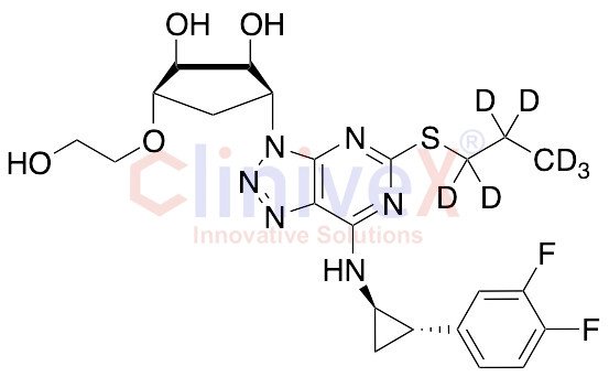 1’,2’-diepi-ent-Ticagrelor-d7