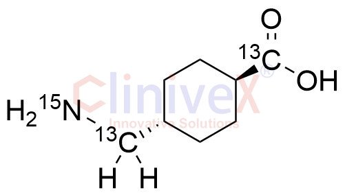 Tranexamic Acid-13C2,15N