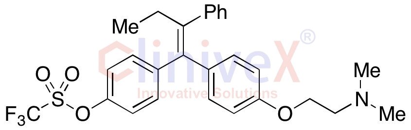 1,1,1-Trifluoromethanesulfonic Acid  (E)-4-[1-[4-[2-(Dimethylamino)ethoxy]phenyl]-2-phenyl-1-buten-1-yl]phenyl Ester