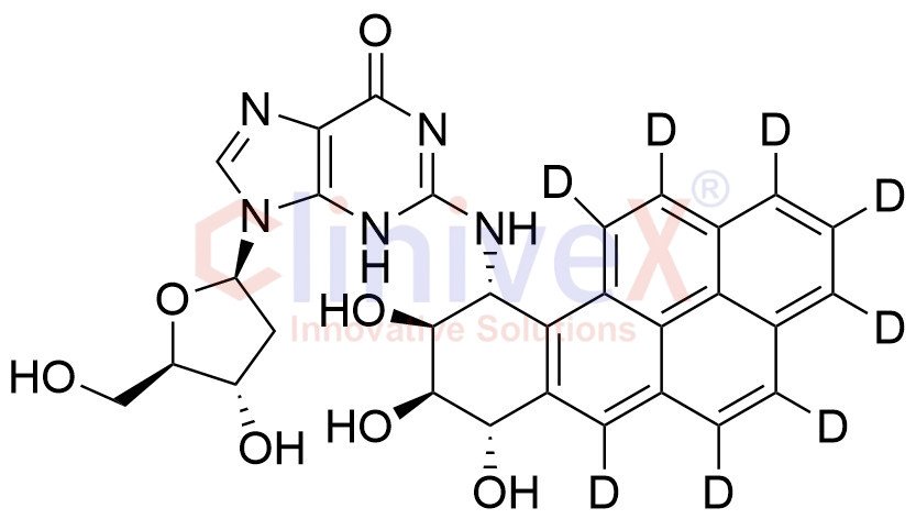 (+/-)-trans-anti-N2-BPDE-dG-D8