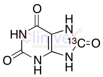 8-13C-Uric Acid (contains ~1.5% unlabelled)