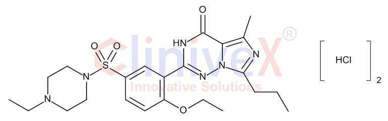 Vardenafil dihydrochloride 100 µg/mL in Acetonitrile