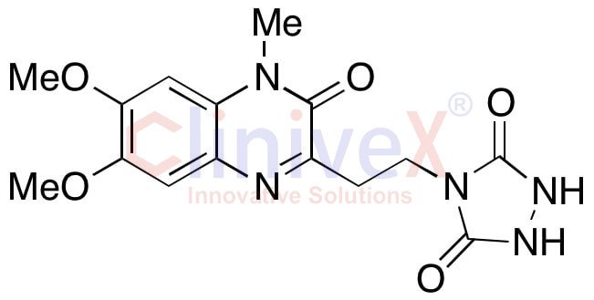 4-[2-(3,4-Dihydro-6,7-dimethoxy-4-methyl-3-oxo-2-quinoxalinyl)ethyl]-1,2,4-triazolindine-3,5-dione
