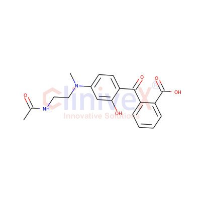 4-[N-[2-(Acetamido)ethyl]-N-methylamino]-2’-carboxy-2-hydroxybenzophenone