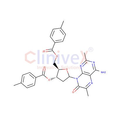 4-Amino-2,6-dimethyl-8-(2’-deoxy-3’,5’-di-O-toluoyl-α,β-D-ribofuranosyl)-7(8H)-pteridone