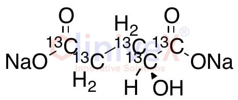(2S)-2-Hydroxyglutaric Acid Disodium Salt-13C5