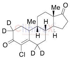(9beta,10alpha)-4-Chloro-Androst-4-ene-3,17-dione-d4