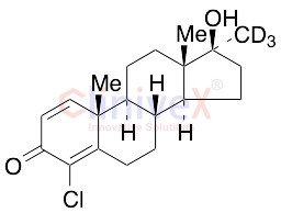 4-Chlorodehydromethyltestosterone-d3