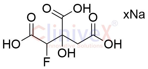3-Carboxy-4-fluoro-3,5-dihydroxy-5-oxopentanoate Sodium