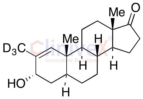 1-Dehydro-2-methyl Androsterone-d3