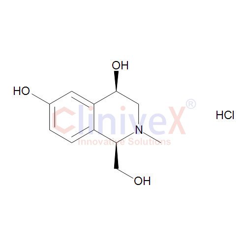 (1R,4R)-4,6-Dihydroxy-1-(hydroxymethyl)-N-methyl-1,2,3,4-tetrahydroisoquinoline Hydrochloride