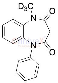 Deschloro Clobazam-d3