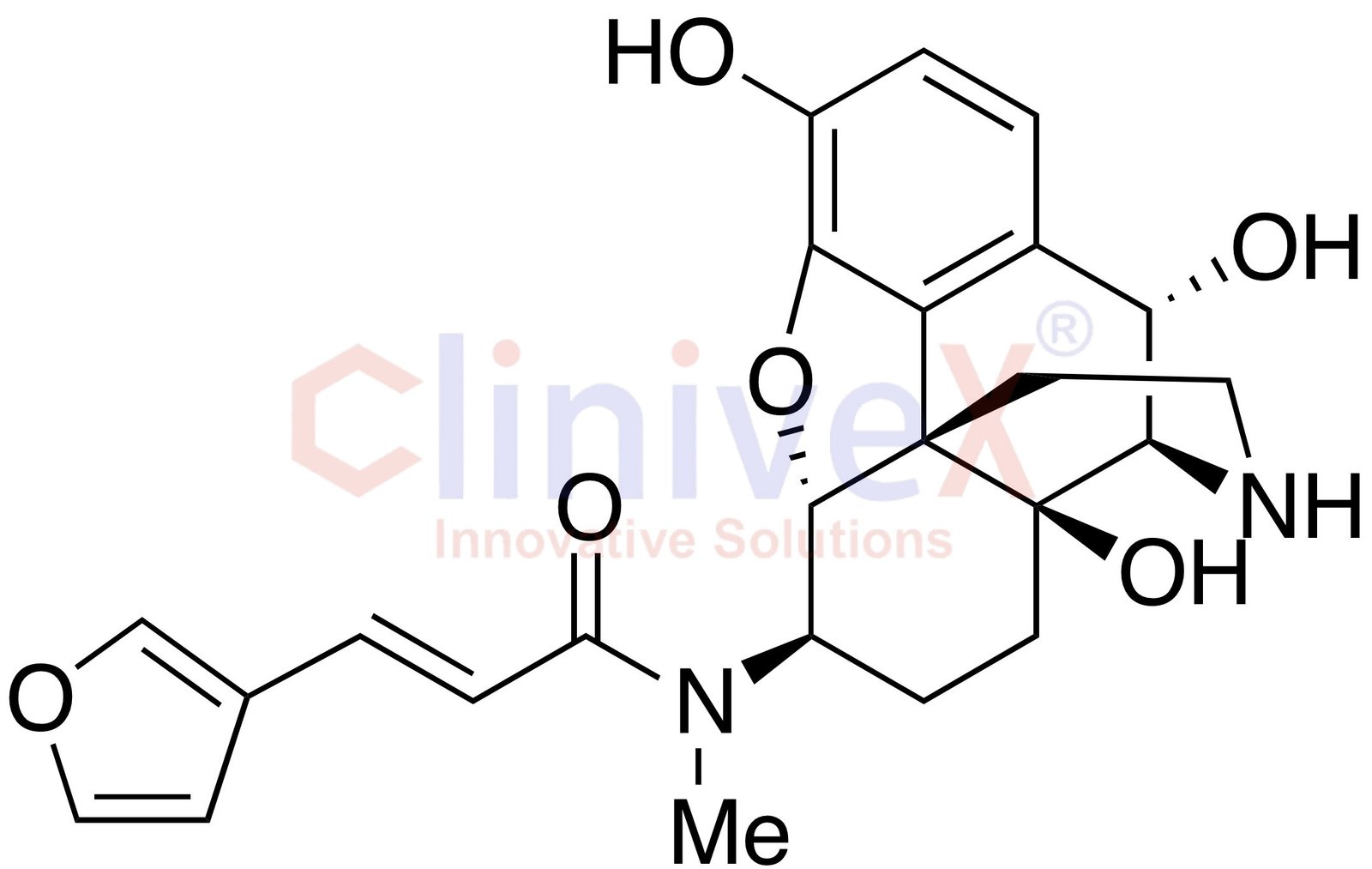 Descyclopropylmethyl 10alpha-Hydroxy Nalfurafine