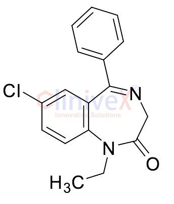 N-Desmethyl-N-ethyl Diazepam