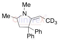 2-Ethylidene-1,5-dimethyl-3,3-diphenylpyrrolidine-D3 (cis/trans mixture)
