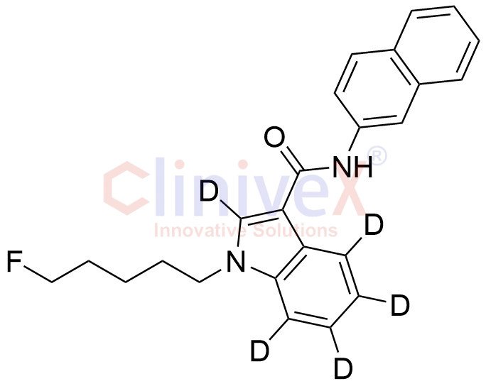 1-(5-Fluoropentyl)-N-(naphthalen-2-yl)-1H-indole-2,4,5,6,7-3-carboxamide-d5