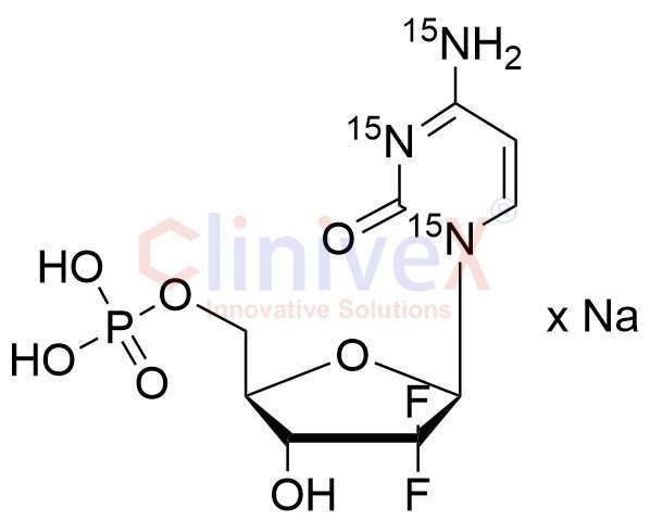 Gemcitabine Monophosphate-15N3 Sodium