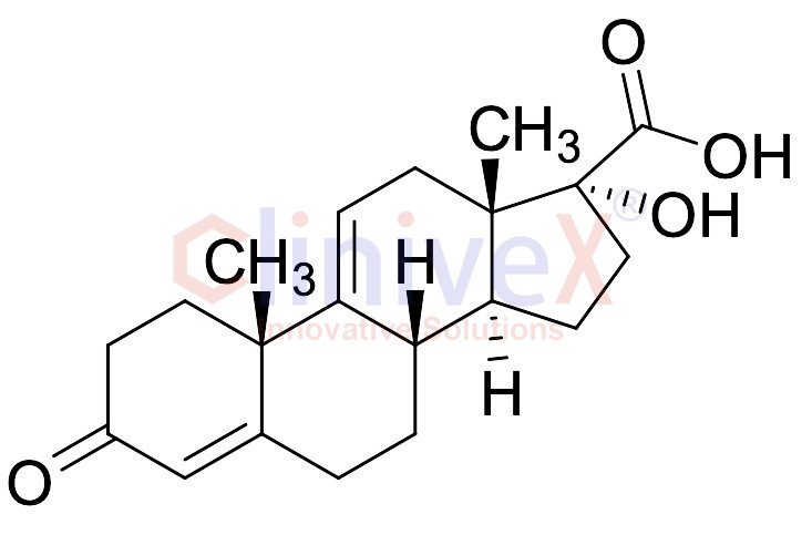 (17alpha)-17-Hydroxy-3-oxoandrosta-4,9(11)-diene-17-carboxylic Acid