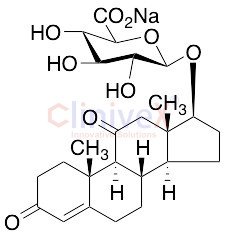 17beta-Hydroxy-4-androstene-3,11-dione Glucuronide Sodium Salt