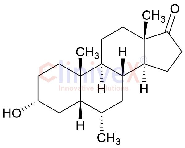 (3alpha,5beta,6alpha)-3-Hydroxy-6-methylandrostan-17-one