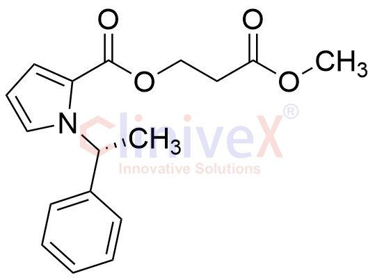 3-Methoxy-3-oxopropyl (R)-1-(1-phenylethyl)-1H-pyrrole-2-carboxylate