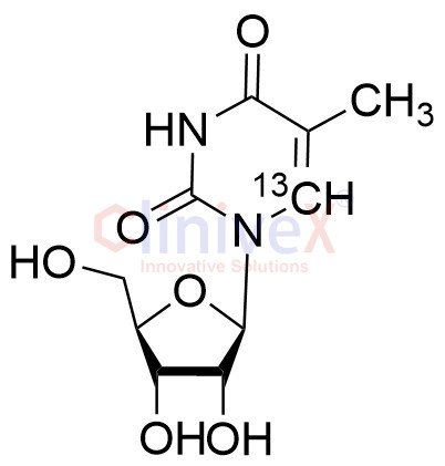5-Methyluridine, C6-13C