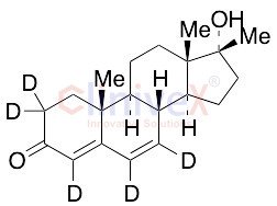17beta-Methyl-6-dehydrotestosterone-d5