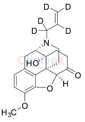 N-Allyl-N-demethyl-14-hydroxy-(+)-dihydrocodeinone-D5