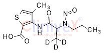 N-Nitroso Articainic Acid-d3