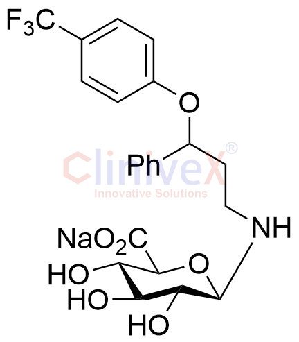 Norfluoxetine N-beta-D-Glucuronide Sodium