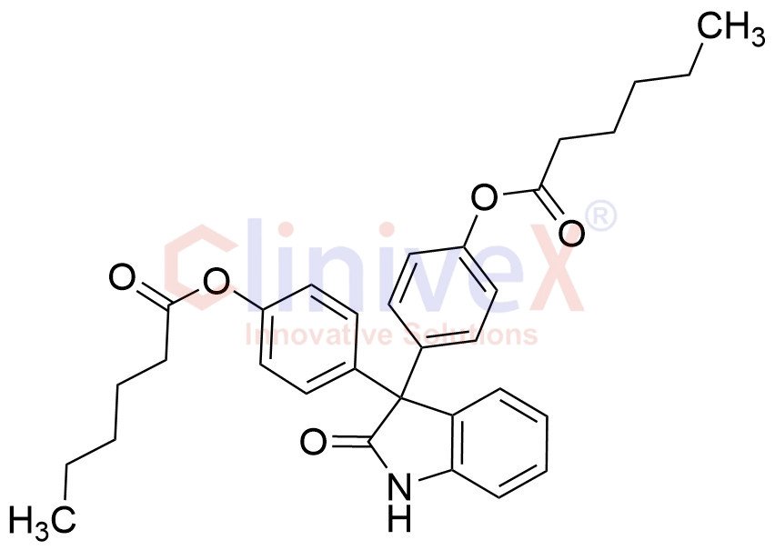 Oxyphenisatine Dihexanoate