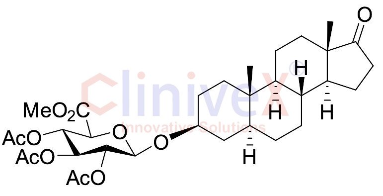 beta-D-17-Oxo-5alpha-androstan-3beta-yl Methyl Ester Triacetate Glucopyranosiduronic Acid