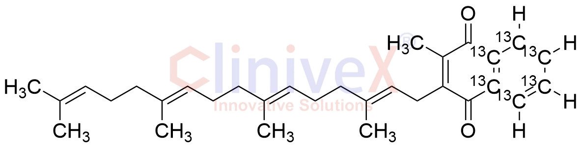Vitamin K2 (MK-4)-4,5,6,7,8,8-13C6