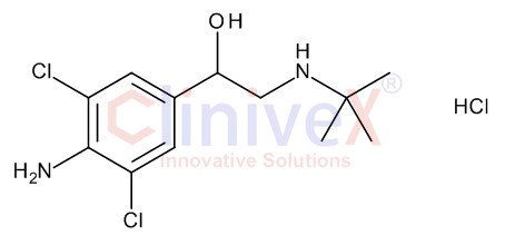 Clenbuterol Hydrochloride 1.0 mg/ml in Dimethyl Sulfoxide (as free base)
