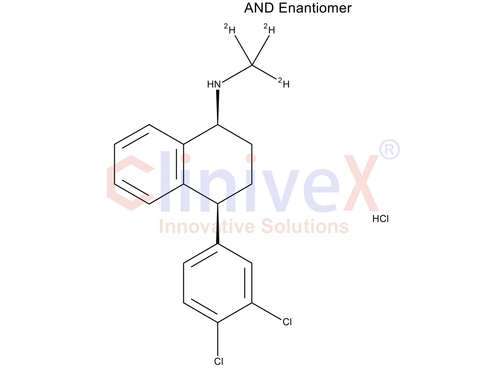 (±)-cis-Sertraline-D3.HCl, 0.1mg/ml in Methanol (as free base)