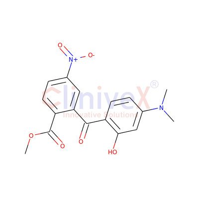 4-Dimethylamino-2-hydroxy-2’-methoxycarbonyl-5’-nitrobenzophenone